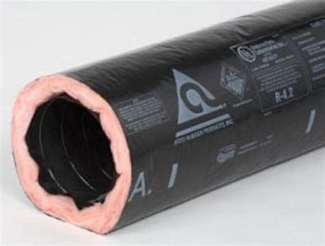 atco rubber products  atco black     ft   mobile home flex duct