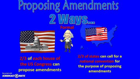 amending the constitution youtube