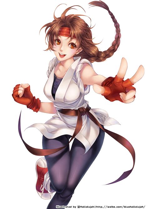 Yuri Sakazaki The King Of Fighters And 1 More Drawn By