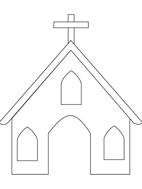 church coloring page   church coloring page  kids  coloring pages