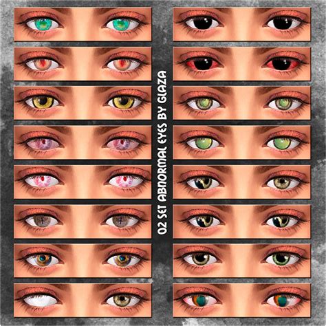 sims  custom eye colors beyondchlist