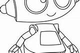 Coloring Robot Rob Pages Sweet sketch template