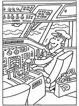 Kleurplaten Kleurplaat Piloot Vliegtuig Klm Cockpit Tekening Straaljager Vervoer Vliegtuigen Downloaden Uitprinten Kinderkleurplaten sketch template