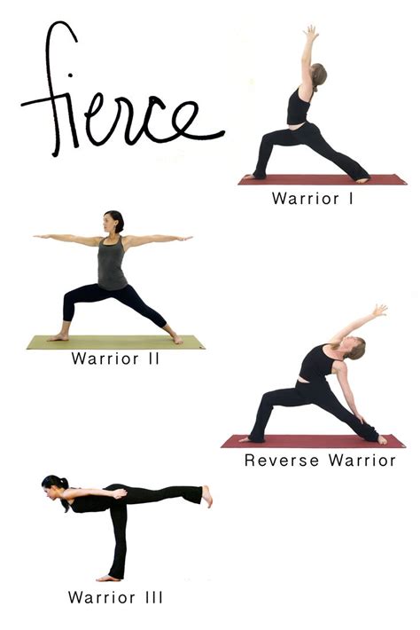 fierce   warrior pose sequence  yoga home practice