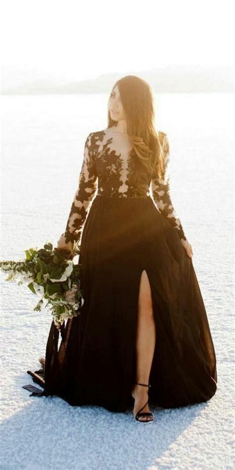 beautiful gown   color wanderlust fashion black wedding gowns fancy wedding dresses
