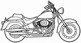 Coloringtop Motorbike sketch template