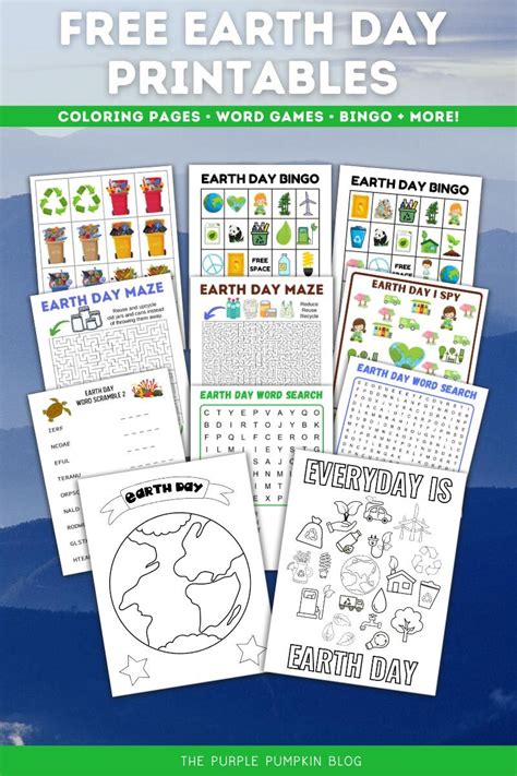 earth day printables activities games  earth day