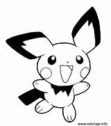 Pichu Pokemon Coloring Pages Pikachu Drawing Para Easy Colouring Printable Color Imagen Book Getdrawings Getcolorings Machu Eve Picchu Clipartmag Step sketch template
