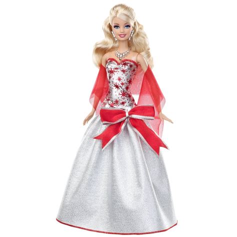 barbie holiday sparkle barbie doll christmas  shipping