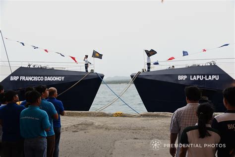 duterte leads commissioning of lapu lapu dagohoy ships