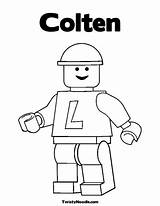 Coloring Birthday Lego Pages Colten Choose Board sketch template