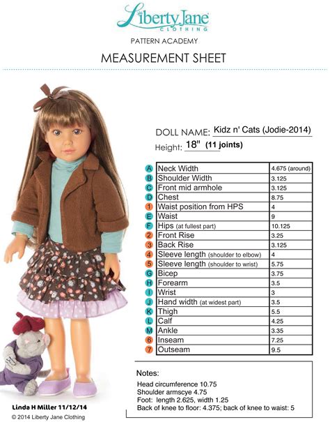 pin on dolls size comparisons