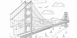 Coloring Book San Francisco Pages Golden Gate Views Bridge Parks Conservancy Charles House sketch template