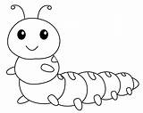 Coloring Pages Caterpillar Cute Butterfly Rocks Print Insect Colouring Color Printable Kids Sheets Choose Board Animal Visit Book sketch template