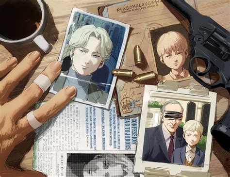 anime johan liebert municiones pistola marco de fotos cafe monster anime fondo de
