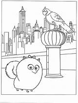 Pets Secret Life Coloring Pages Kids Colouring Max Visit Drawing Sheets sketch template