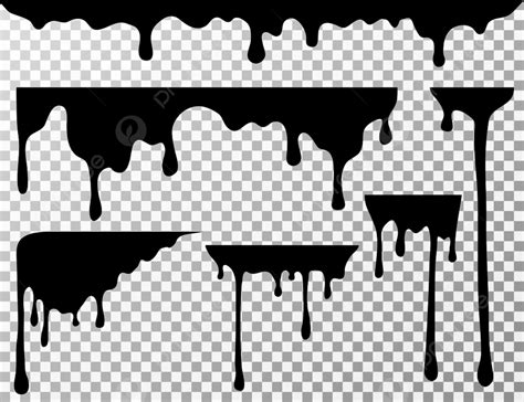 stain silhouette png transparent black dripping oil stain texture