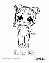Lol Coloring Unicorn Pages Surprise Doll sketch template