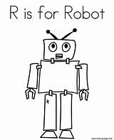 Robot Coloring Alphabet Pages Printable sketch template