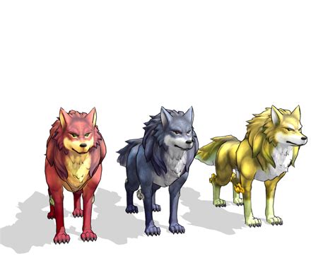 mmd wolf   deidarachanheart lion sculpture creatures
