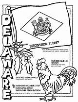 Pages Delaware Etats Coloriage Unis sketch template