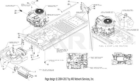 troy bilt adcact mustang xp   parts diagram  engine accessories