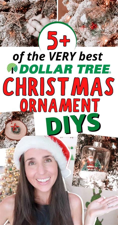 diy dollar tree christmas ornament decor ideas