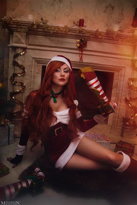 lol christmas miss fortune by milliganvick on deviantart