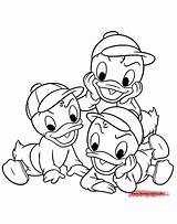 Coloring Disney Pages Huey Louie Dewey Printable Ducktales Duck Colorare Da Disegni Quo Qui Qua Sheets Colouring Cartoon Loui Color sketch template