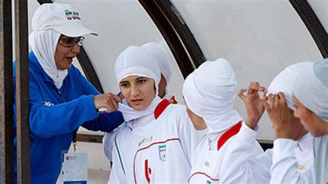 iran women face olympics ban over headscarf world news