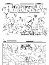 Kanak Mewarna Gambar sketch template