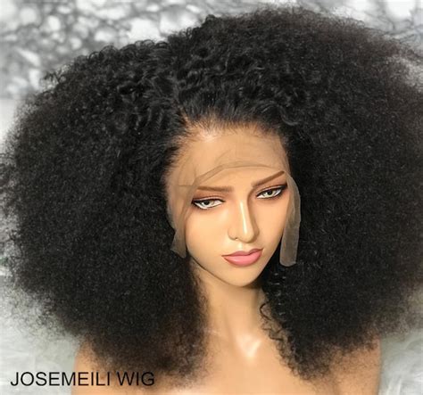 Full 100 Handmade Afro Kinky Natural Wig Br