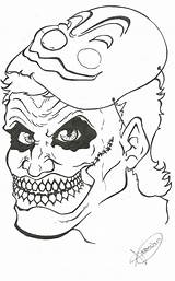 Coringa Colorir Coloringcity sketch template