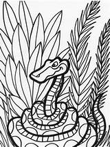 Snake Coloring Pages Color Animal Jungle Snakes Kids Printable Print Colouring Animals Safari Clipart Library Coloringkids Sheet sketch template