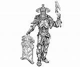 Skyrim Coloring Elder Scrolls Armor Pages Orc Printable Steel Yumiko Fujiwara Drawings Designlooter 39kb 667px sketch template