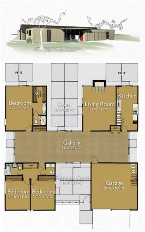 eichler homes floor plans  home plans design