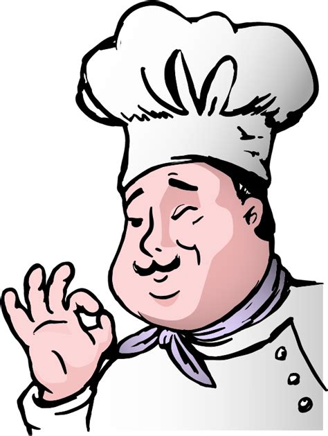 gambar kartun koki atau chef clipart best