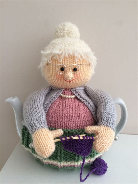 tea cosy knitting pattern  digital downloadknitting nana tea cosy knitting pattern