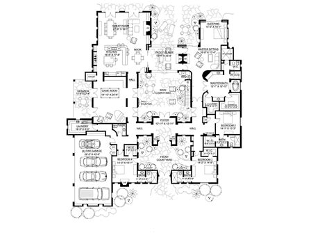 courtyard floorplan    smaller    outsidebut   plans  heart