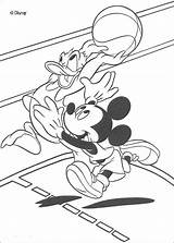 Coloring Mickey Mouse Duck Pages Donald Library Clipart sketch template