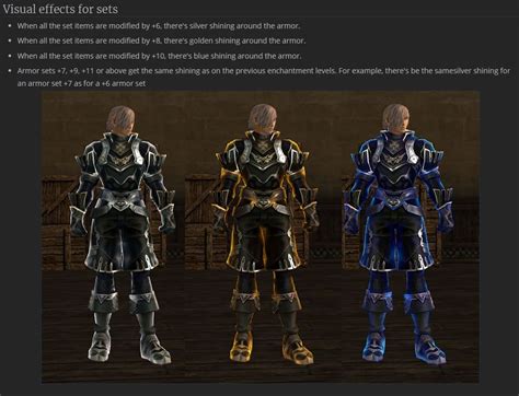 armor sets     lineage  classic