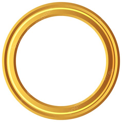 bingkai lingkaran emas lingkaran emas lingkaran emas png  vektor