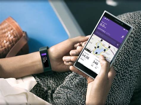 Microsoft Band Fitness Tracker And Cross Platform Health