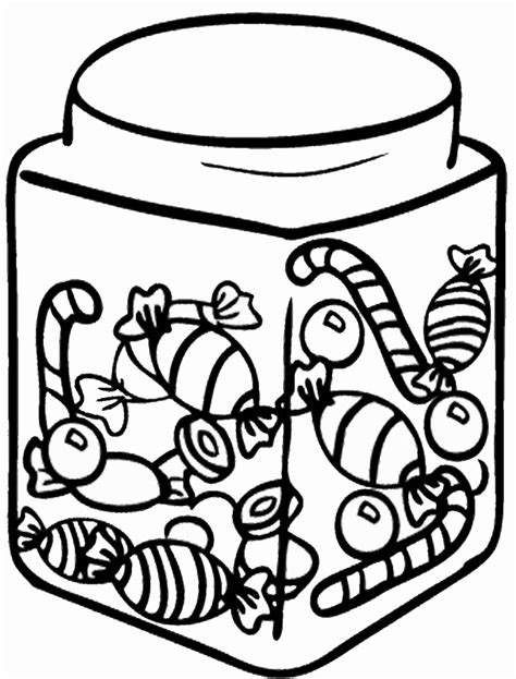 sweets  candy coloring pages