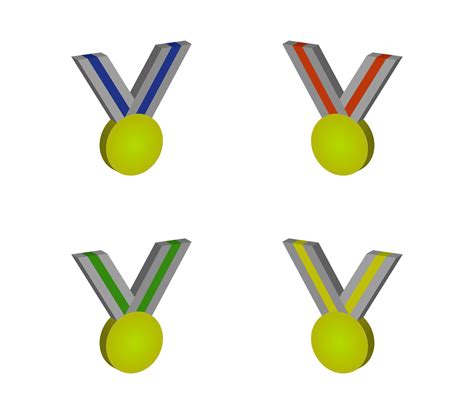 shapes   medal vector