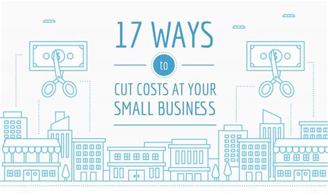cost saving ideas  small businesses infographic
