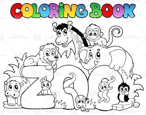 printable zoo coloring pages