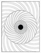 Optical Illusion Coloring Pages Getdrawings sketch template