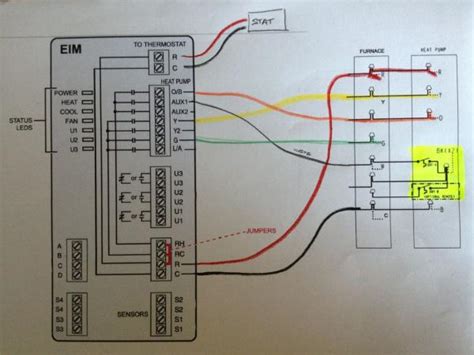 honeywell thermostat wiring diagram  heat pump