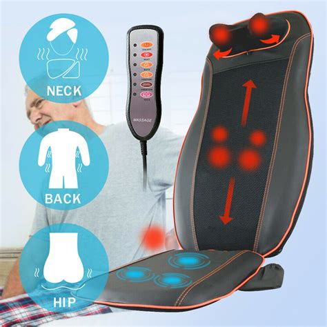 Full Body Back Seat Massager Cushion Shiatsu Chair Massage